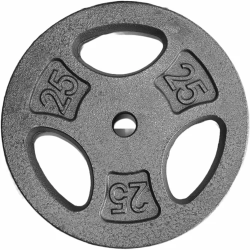 Miniatura 17 de CAP Barbell Placas de peso de agarre estándar de 1 pulgada Gris