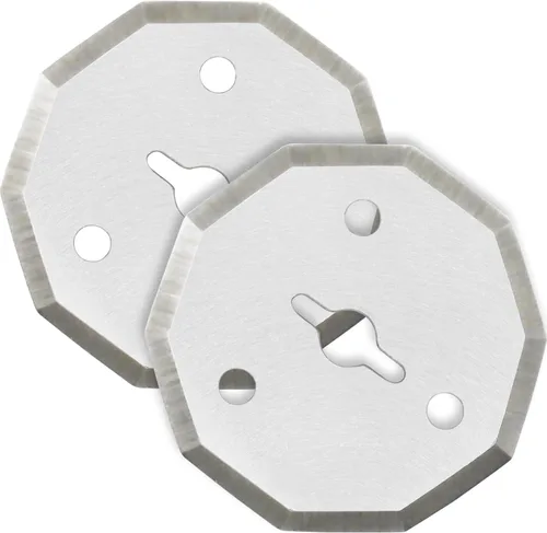 S&F STEAD & FAST Cuchilla de repuesto para tijeras eléctricas inalámbricas, paquete de 2, compatible con Worx WX082L WX081L WX080L RC2600K RC2601