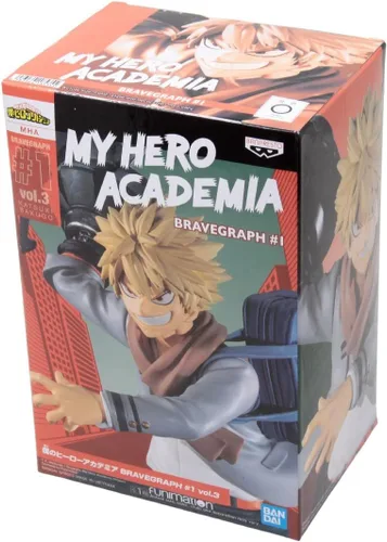 Miniatura 4 de Banpresto My Hero Academia BRAVEGRAPH # 1 vol.3 Bakugou Katuki PVC Figure Figurine 12cm