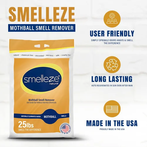 Miniatura 8 de SMELLEZE Desodorizador eliminador de olores natural: 25 lb. Los gránulos de bolsa se ocupan de los olores malolientes