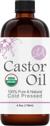 Healing Solutions Aceites – Aceite de ricino orgánico puro natural, prensado en frío, sin hexano ni químicos, suero para pestañas, estimula el