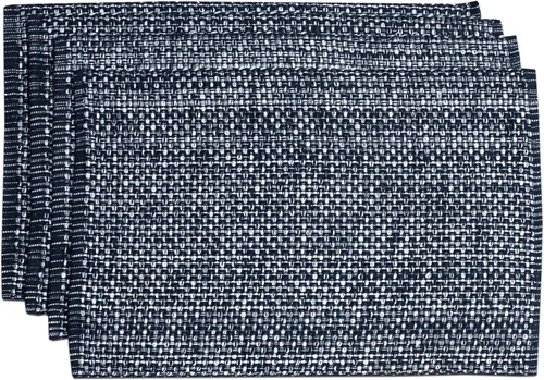 Miniatura 20 de Sweet Home Collection Trends - Mantel individual (100% algodón), Paquete de 4, Eggshell