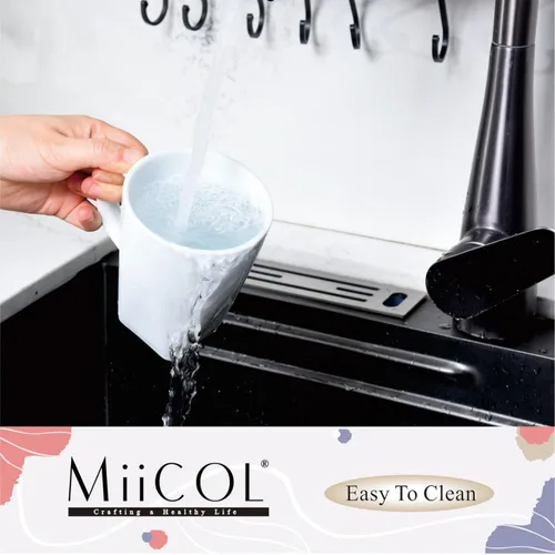 Miniatura 7 de Miicol Juego de 6 tazas de café de porcelana, tazas de café grandes de 14 onzas, tazas de té blanco, tazas de cerámica para latte, capuchino, leche
