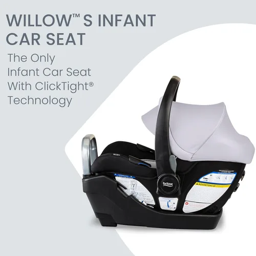 Miniatura 2 de Britax Willow S Asiento de automóvil para bebés con Base Alpine, Tecnología ClickTight, Asiento de automóvil orientado hacia atrás con Sistema Ónix