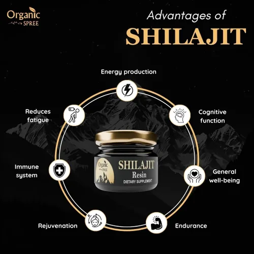 Miniatura 4 de ORGANIC SPREE Resina Shilajit de 0.70 onzas (0.70 onzas) de resina con más de 85 oligominerales, 75% más de ácido fúlvico, apoya la energía