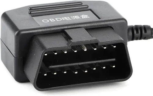 Miniatura 5 de Ejoyous Cable de alimentación OBD2, cable de alimentación USB Cable de carga 16Pin OBD2 Conector universal para coche GPS DVR Cámara