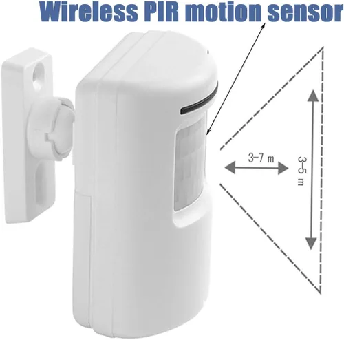 Miniatura 2 de Timbre de puerta, detector de sensor de movimiento inalámbrico para puerta de negocios, timbre inteligente para el hogar, seguridad para el hogar