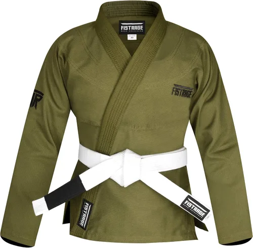 Miniatura 4 de FISTRAGE Jiu Jitsu Gi Patch BJJ brasileño para hombres y mujeres MMA Uniforme con cinturón