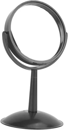 Espejo cóncavo convexo, prisma triple transparente alto con soporte para educación física y experimento de espectro de luz