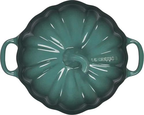 Miniatura 3 de Le Creuset Mini Cocotte de calabaza figurativa de gres, 12 oz., alcachofa