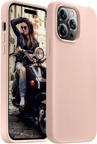 Cordking Funda diseñada para iPhone 14 Pro Max, silicona líquida de alta calidad a prueba de golpes para iPhone 14 ProMax con [forro de microfibra