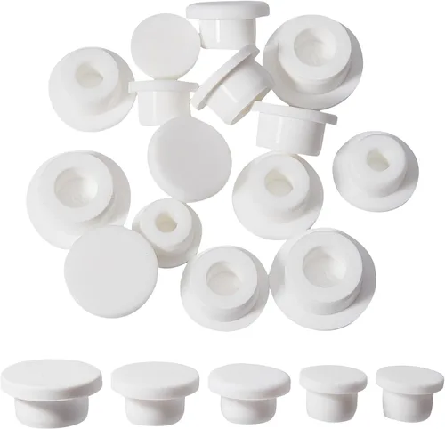 Miniatura 9 de GORGECRAFT 50 tapones de goma de silicona para salero y pimentero de 5 tamaños, 0.394 in, 0.433 in, 0.472 in, 0.512 in, 0.551 in de diámetro