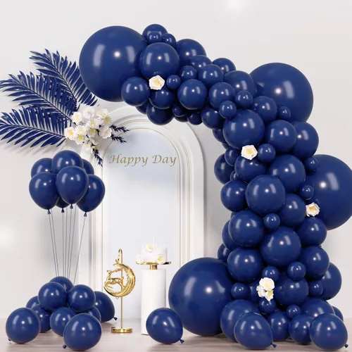 Miniatura 17 de Voircoloria - Globos azul bebé claro, paquete de 66 globos de 12 pulgadas de látex para fiestas para niños y niñas, para cumpleaños, baby shower, 16