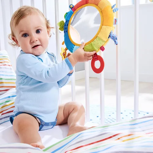 Miniatura 4 de HABA Rainbow Baby Mirror for Tummy Time - Developmental Infant Toy for 6-24 Months - Sensory Toy for Baby Gifts 6 Months and Up
