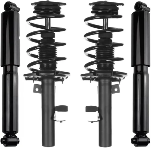Miniatura 13 de Detroit Axle - Amortiguadores de puntales RWD para Infiniti G35 03-06, 2 amortiguadores traseros, 2 puntales delanteros y muelles helicoidales 2003