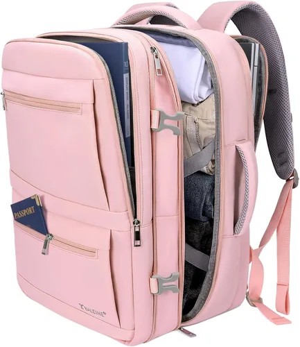 Miniatura 20 de BALEINE Mochila de Viaje para Mujeres y Hombres, Mochila Grande y Resistente de Equipaje de Mano para Laptop, Regalos para Negocios, Casual, Viajes