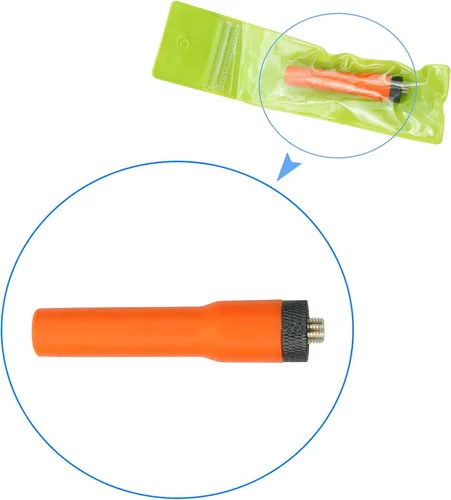Miniatura 5 de Paquete de 2 Walkie Talkies universales Antena corta suave VHF/UHF 136/430 SMA-Hembra Antena para radios Kenwood HYT bidireccionales