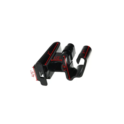 Miniatura 4 de Aisladores eléctricos para postes en T para Polytape, Snap-on T-Post Holding Polytape Electric Fence Aisladores (48)