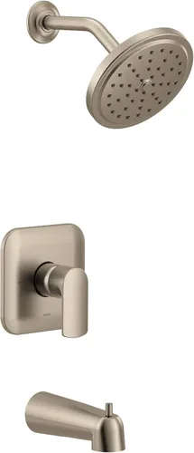 Moen UT3813EPBN Align M-CORE 3-Series 1-Handle Eco-Performance - Kit de molduras para tina y ducha, requiere válvula, cromado