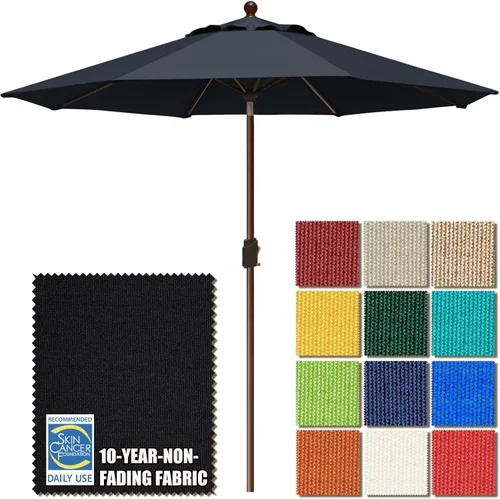 Miniatura 52 de EliteShade USA Sombrilla de Mercado de 9 Pies con Garantía de 10 Años Sin Decoloración, Sombrilla de Patio, Sombrilla de Mesa para Exteriores