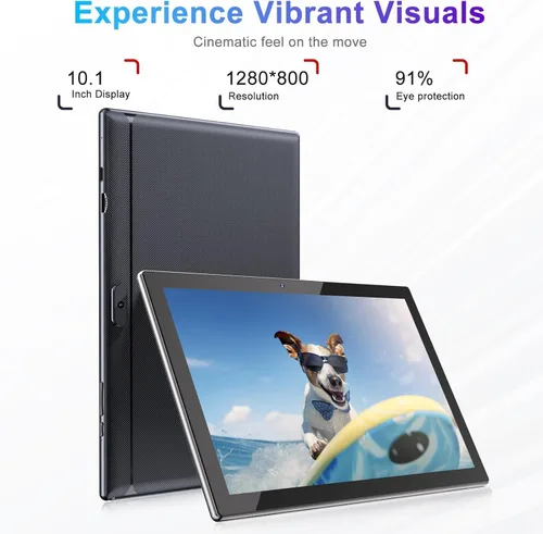 Miniatura 5 de Tablet Android 15 de 10 pulgadas, tabletas 2 en 1 con teclado/ratón/estuche/lápiz capacitivo, 8 GB de RAM+32 GB ROM/1 TB Expandir Tableta