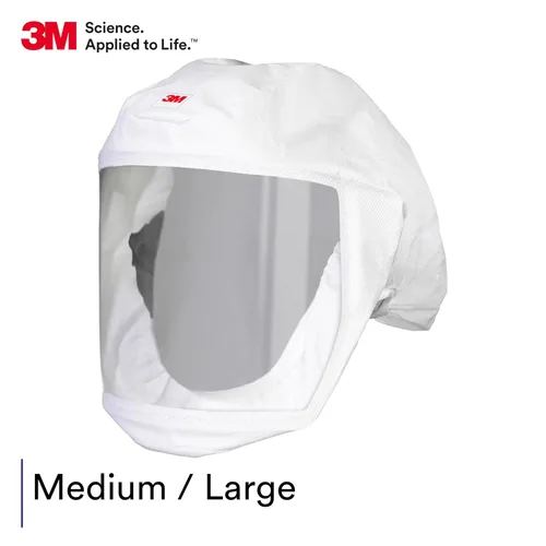 Miniatura 2 de 3M Versaflo - Funda para cabeza con suspensión integrada, S-133L-5, blanco, mediano/grande, 5 EA/Case
