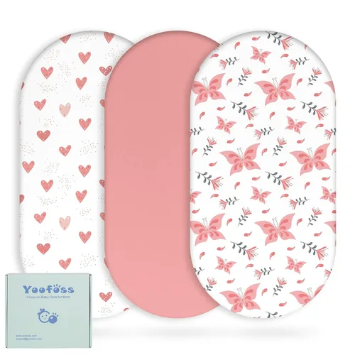 Miniatura 18 de Yoofoss Sábanas para cuna de bebé para niños y niñas, paquete de 2 sábanas bajeras para cuna estándar y colchón de niño pequeño, sábana de Zorro