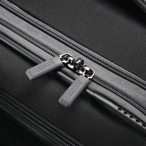Miniatura 5 de American Tourister 4 Kix - Maleta con ruedas giratorias y partes laterales blandas, Negro Gris), 92450-1062