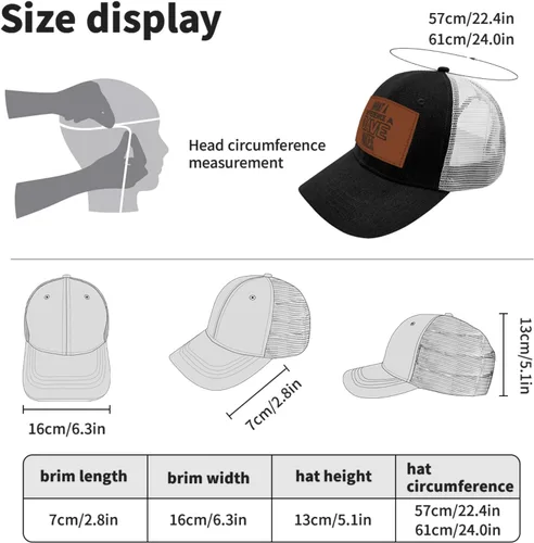 Miniatura 6 de Funny Hat What A Differences A Dave Makes Hat for Men Baseball Hats with Design Caps