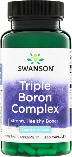 Miniatura 10 de Swanson Suplemento mineral de triple boro para la salud ósea y articular, para adultos mayores de 50 años que buscan una absorción óptima, citrato
