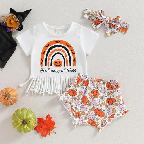Miniatura 40 de Conjunto de camiseta y pantalones cortos para bebé niña del 4 de julio, camiseta y pantalones cortos para el Día de los Caídos
