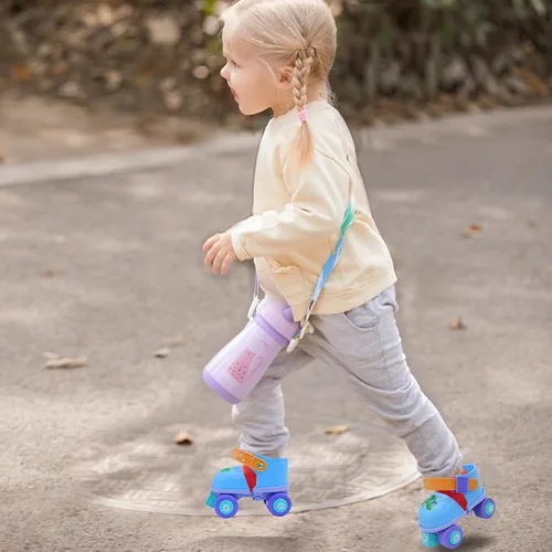 Miniatura 6 de Kids Roller Skate for Girls Boys Ages 2-5 Years Old, Adjustable Toddler Rollerskates, Children Beginner Roller Skate RS209