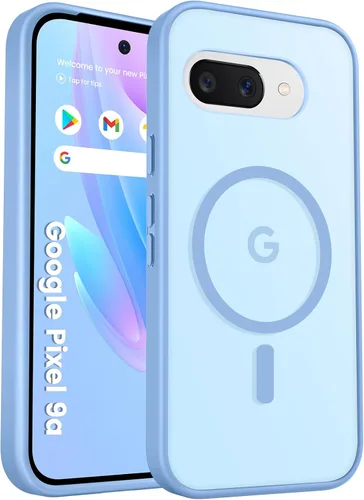 Miniatura 109 de Funda para teléfono Google Pixel 9 Pro XL, Compatible con Magnético, Protección contra Caídas de Grado Militar Translúcida Mate Resistente a Golpes