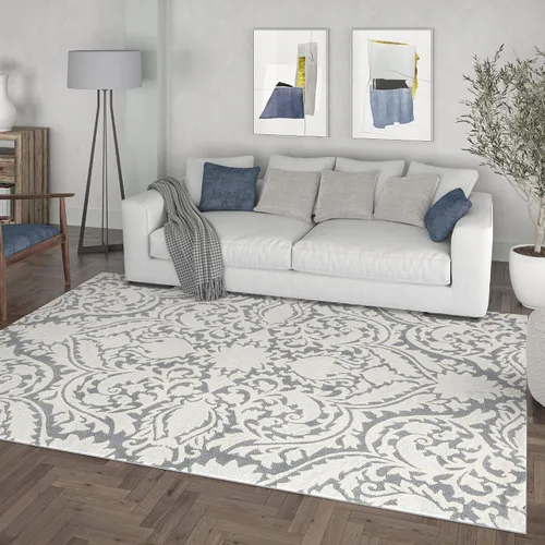 Miniatura 6 de Alfombra redonda moderna de 5.9 ft, alfombra de área interior, para sala de estar, comedor, dormitorio, cocina, entrada, contemporánea, alfombras