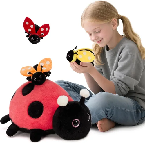 Miniatura 23 de MaoGoLan 5 piezas de peluche de foca gorda con 4 bebés en el interior - Almohada gigante de animal de peluche de foca ultrasuave de 20 pulgadas