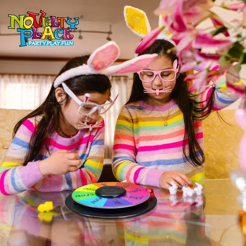 Miniatura 2 de Novelty Place Rueda giratoria de premio de 10 pulgadas, tarjeta giratoria de doble cara de 8/16 de mesa, marcador de borrado en seco, ideal