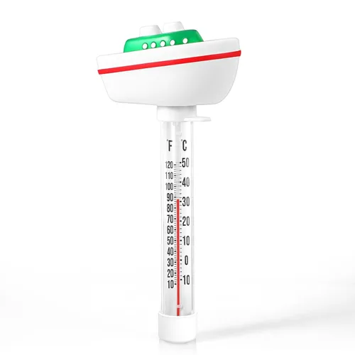 Miniatura 6 de Termómetro flotante para piscina, termómetro de temperatura del agua con cuerda, tamaño grande, fácil de leer y resistente a los golpes, accesorios