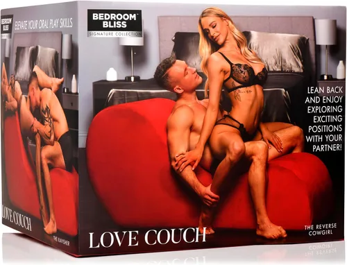 Miniatura 10 de Sofá Bedroom Bliss Love para principiantes, hombres, mujeres y parejas. Ideal para posicionamiento sexual y penetración profunda. Espuma de apoyo