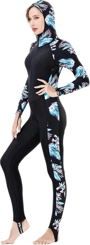 Miniatura 11 de Traje de neopreno para buceo para mujeres y hombres, traje de baño del cuerpo completo, traje de baño delgado, protección UV de una pieza, secado