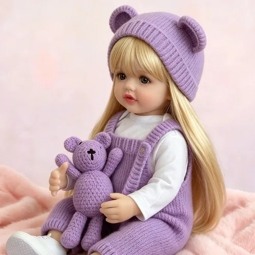 Miniatura 3 de Pinky - Muñecas de bebé Reborn de 20 pulgadas y 19.7 in, de cuerpo completo, de silicona, para recién nacidos, juguete