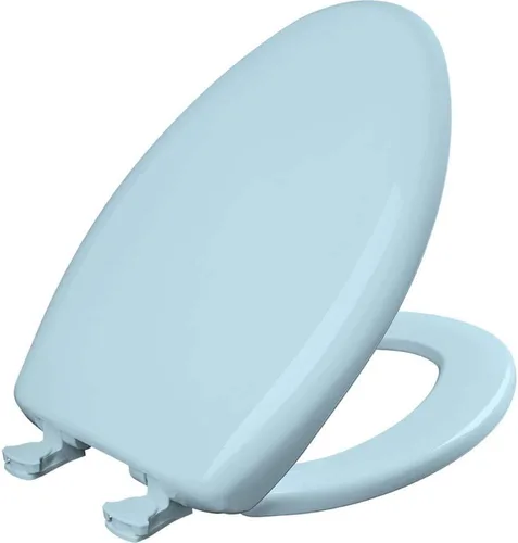 Bemis Classic Colors - Asiento de inodoro de cierre lento, bisagras fáciles de limpiar y asiento de plástico duradero, fabricado en Estados Unidos,