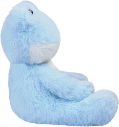 Miniatura 3 de Animal de peluche de rana azul claro, lindo juguete de rana peluda, suave juguete de peluche para niños y niñas, regalos para niños o novia, 8.5