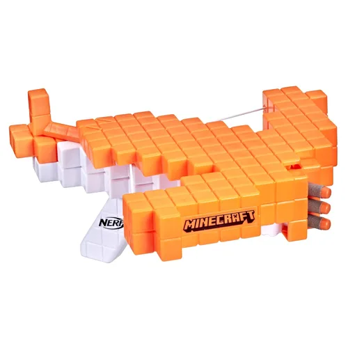 Miniatura 7 de Ballesta de dardos Nerf Minecraft Pillager, incluye 3 dardos Elite, acción real de ballesta, juguetes para niños y niñas de 8 años en adelante