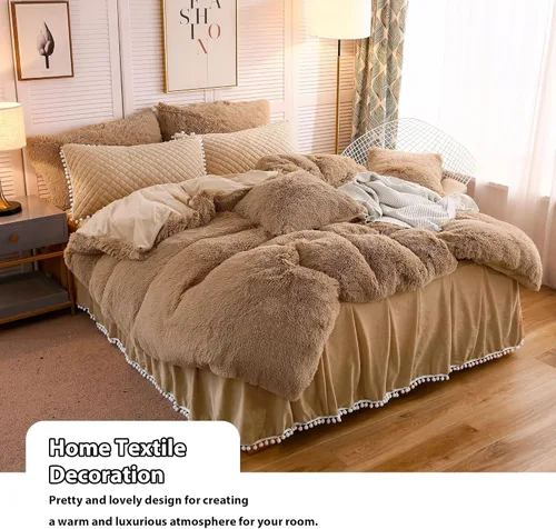 Miniatura 6 de LIFEREVO Paquete de 2 fundas de almohada de pelo sintético, serie de lujo, súper suave, con cierre de cremallera para decoración del hogar, sofá