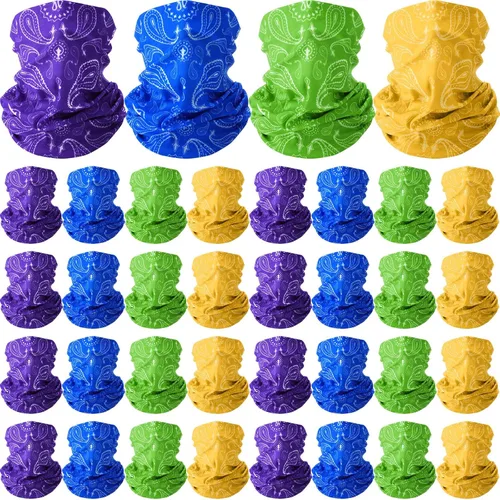 Miniatura 8 de Cozypower 36 bandanas de cachemira sin costuras, polaina para el cuello, pasamontañas para hombres y mujeres, viento UV