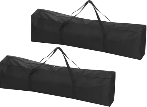 Miniatura 32 de PATIKIL Bolsa de repuesto para silla de campamento de 39 pulgadas, paquete de 2 bolsas de transporte plegables de nailon, bolsa grande