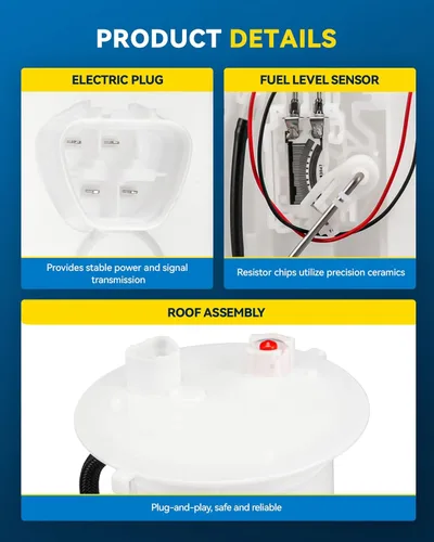 Miniatura 132 de PHILTOP FG1538 Conjunto de Bomba de Combustible Eléctrica con Unidad de Envío Compatible con Nissan Versa 1.6L Sedán/N17X 2012-2019, 2014-2019 Versa