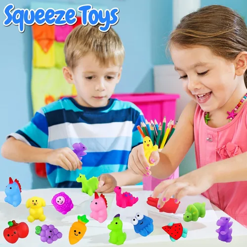 Miniatura 7 de 130 piezas de juguetes blandos Mochi Squishy, juguetes Kawaii Squishies para aliviar el estrés para niños, recuerdos de fiesta, premios