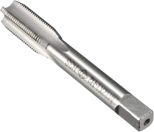 Miniatura 3 de uxcell Máquina métrica rosca rosca M12 x 1 H2 de acero de alta velocidad flautas rectas roscado roscado roscado reparación de maquinista herramienta
