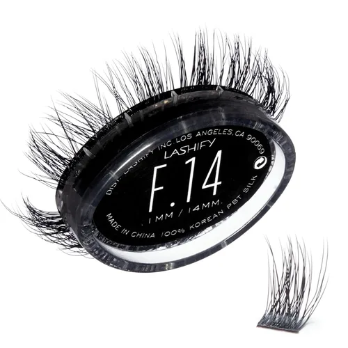 Miniatura 13 de Lashify Extensiones de pestañas esponjosas de 0.472 pulgadas (0.472 in), color negro, pestañas postizas fáciles de hacer tú mismo para añadir